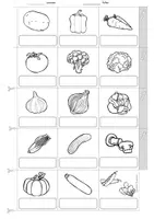 anteprima - Esercizi - Deutsch/DaZ - Gemüse - Miniwörterbuch, Leporello, Sprachförderung, Freiarbeit, Stationen (Mini dizionario: “Verdura”) - Pagina 3