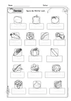anteprima - Esercizi - Deutsch/DaZ - Gemüse - Arbeitsblätter, Sprachförderung, Stationen, Freiarbeit (Esercizi: “Verdura”) - Pagina 1
