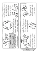 Vorschau - Mal- und Bastelvorlagen - Leporello zum Thema Adventsbräuche - Seite 1