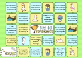 Vista previa - Juegos / Gamificación - OCA DE DIPTONGOS - Portada