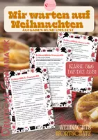 Vorschau - Arbeitsblätter - Wir warten auf Weihnachten – Aufgaben rund ums Fest - Deckblatt