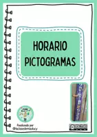 Vista previa - Refuerzo / NEE / Materiales de apoyo - Horario con Pictogramas - Portada