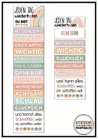 Vorschau - Mal- und Bastelvorlagen - Positive Affirmationen für Kinder | Boho Retro | Türdeko | Affirmationsposter - Seite 2