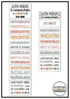 Vorschau - Mal- und Bastelvorlagen - Positive Affirmationen für Kinder | Boho Retro | Türdeko | Affirmationsposter - Seite 3