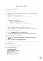 Voorbeeld - Brainstorm thema afval - Voorblad