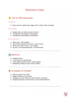 Voorbeeld - Brainstorm baby - Voorblad