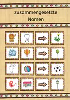Vorschau - Spiele - zusammengesetzte Nomen - Deckblatt