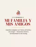 Vorschau - Spiele - Interaktives Lernpaket: Mi familia y mis amigos – Spanisch für den Einstieg - Deckblatt