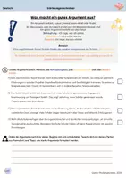 Vorschau - Stundenentwürfe - Argumentieren lernen / Vom Behaupten zum Überzeugen – Argumente aufbauen & formulieren (Erörterung, Klasse 10) - Seite 3