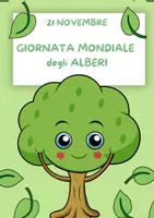 anteprima - Esercizi - Attività per la Giornata Mondiale degli Alberi - 21 Novembre! - Pagina di copertina