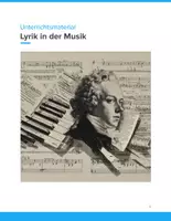 Vorschau - Unterrichtsreihen - Lyrik in der Musik – Unterrichtsmaterial Sek II | Analyse - Deckblatt