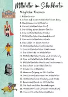 Vorschau - Arbeitsblätter - Das Mittelalter im Schuhkarton/ Präsentation - Seite 3
