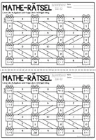 Vista previa - Hojas de trabajo - Mathe-Rätsel Maze Labyrinth - Addition bis 10 (Weihnachten) Navidad Sumas y restas Matemáticas Alemán - página 2