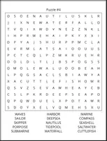 Vorschau - Spiele - Ocean & Sea Life Word Search - Wortsuche Englisch Rätsel - Seite 3