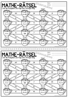 Vista previa - Hojas de trabajo - Mathe-Rätsel Maze Labyrinth - Multiplikation (Weihnachten) Navidad Multiplicación Matemáticas Alemán - página 2