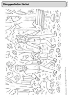 Vorschau - Mal- und Bastelvorlagen - Klanggeschichten Jahreszeiten Grundschule Klasse 1–2 – Frühling Sommer Herbst Winter (Musik & Geräusche) - Seite 3
