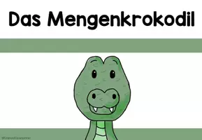 Vorschau - Poster - Die kleine Eins und das Mengenkrokodil: Deckblatt - Seite 1