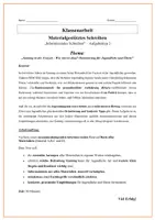 Vorschau - Test - Klassenarbeit „Materialgestütztes Schreiben – Informierendes Schreiben“: Gaming in der Freizeit – Wie viel ist okay? - Seite 1