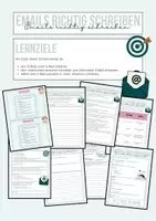 Vorschau - Arbeitsblätter - Emails richtig schreiben - Deckblatt