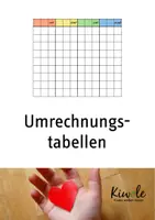 Vorschau - Arbeitsblätter - Umrechnungstabellen für unterschiedliche Maßeinheiten - Deckblatt