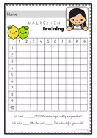 Vorschau - Arbeitsblätter - Einmaleins Training - gemischte Malreihen (farbig & SW) - Seite 1