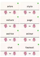 Aperçu - Apprentissages en autonomie - Cartes à pince : nom propre ou nom commun ? - Page 1