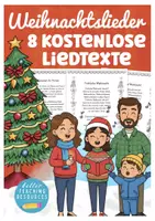 forhåndsvisning - JULESANGER PÅ TYSK – 8 SANGER MED TEKST SOM UTSKRIFTSVENNLIG Deutsch Weihnachtslieder - omslagsark