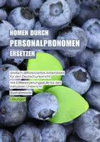 Vorschau - Arbeitsblätter - Nomen durch Personalpronomen ersetzen (dreifach differenziert) - Deckblatt