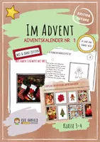Vorschau - Merkblätter - Im Advent - Mein Adventskalender Nr. 1 - Deckblatt