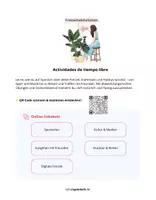 Vorschau - Arbeitsblätter - Actividades de tiempo libre / -er/-ir Verben (2fach differenziert) - Seite 1