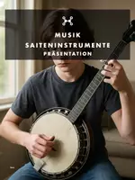 Vorschau - Präsentationen/Tafelbilder - „Saiteninstrumente - Gitarre, Geige & Country-Musik" (Präsentation mit Hörbeispielen) - Deckblatt