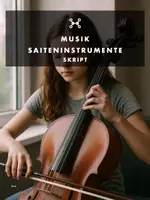 Vorschau - Arbeitsblätter - „Saiteninstrumente - Gitarre, Geige & Country-Musik" (Skript mit Lösung) - Deckblatt