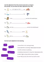 Vorschau - Arbeitsblätter - Revision - Animals & Comparison of Adjectives (passend zu MORE! 3 Unit 4) - Seite 2