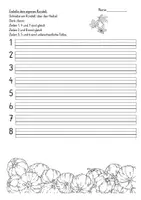 Vorschau - Arbeitsblätter - Herbst-Rondell // Rondell Einführung // 3 Seiten, 3 Hüs-no No Prep - Seite 3