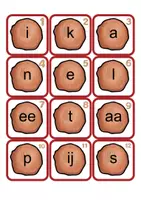 Voorbeeld - Pepernotendictee na thema 2 'ik lees met hup en aap' - Voorblad