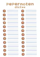 Voorbeeld - Pepernotendictee na thema 2 'ik lees met hup en aap' - Pagina 2