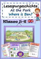 Vorschau - Arbeitsblätter - Lesespurgeschichte (Reading): Where is Ben? - Deckblatt