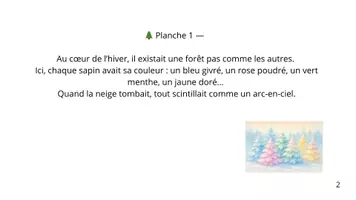 Aperçu - Cartes / Images - la forêt des sapins différents - Page 1
