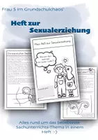 Vorschau - Unterrichtsreihen - Heft zur Sexualerziehung - Deckblatt