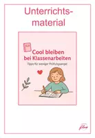 Vorschau - Poster - Cool bleiben bei Klassenarbeiten ohne Prüfungsangst - Deckblatt