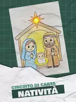 anteprima - Esperimenti - Circuito di carta - La Natività - Pagina di copertina