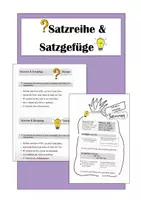 Vorschau - Arbeitsblätter - Materialpaket Satzarten - Seite 1