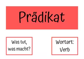 Vorschau - Arbeitsblätter - Subjekt und Prädikat, Übung und Tafelmaterial, Klasse 4 - Seite 1