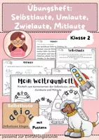 Vorschau - Arbeitsblätter - Übungsheft: Selbstlaute, Umlaute, Zwielaute und Mitlaute (Miniheft) - Deckblatt