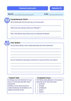 Vorschau - Arbeitsblätter - Listening Comprehension: Famous Landmarks - Seite 2