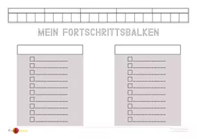 Vorschau - Anderer Materialtyp - Fortschrittsbalken - Selbstkontrolle Lernziele - Seite 3