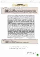 Vorschau - Klassenarbeiten - Klassenarbeit zum Thema "Ein Märchen fortsetzen" inkl. EWH - Seite 1
