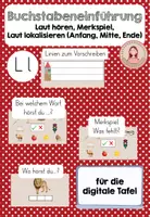 Vorschau - Präsentationen/Tafelbilder - Buchstabeneinführung L, l - für digitale Tafel - Deckblatt