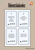 Vorschau - Aufgabenkarten - Adventskalender: 24 gute Taten - Deckblatt