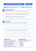 Vorschau - Arbeitsblätter - Listening Comprehension: Social media – Useful or dangerous? - Seite 2